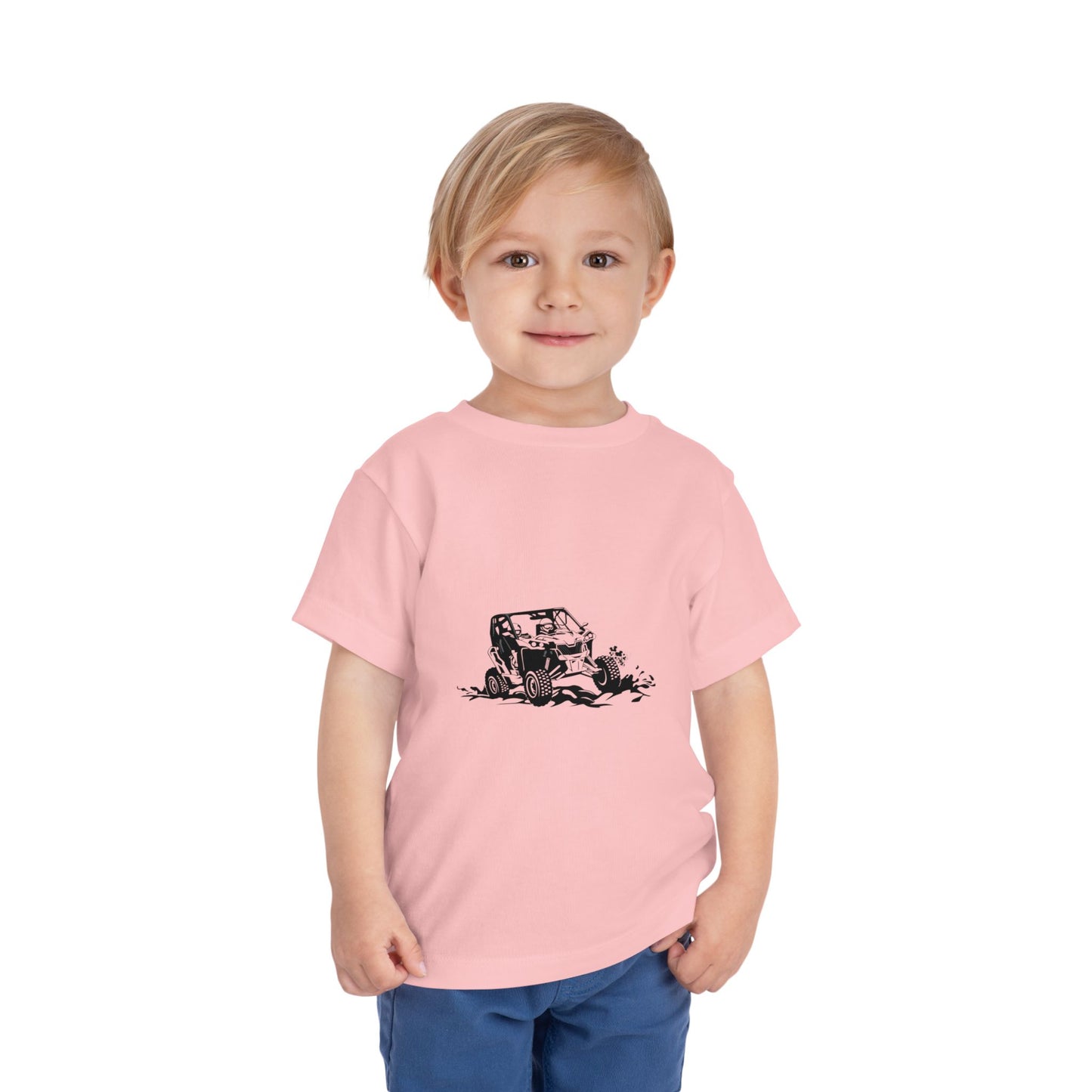 Slingin' Mud Side By Side Toddler Unisex Short Sleeve Crewneck Tee