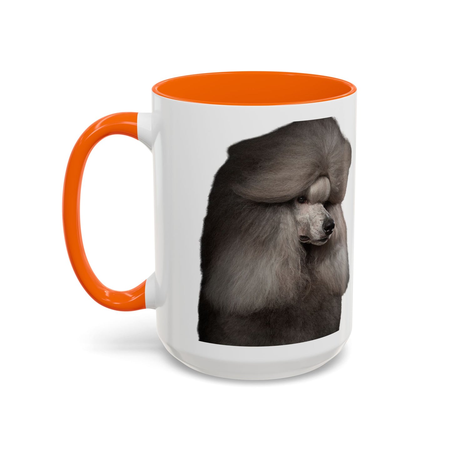 Poodle Head 2-Tone Coffee Mug