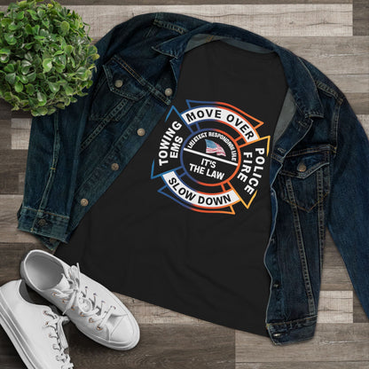 Let First Responders Live Women's Short Sleeve Crewneck Tee