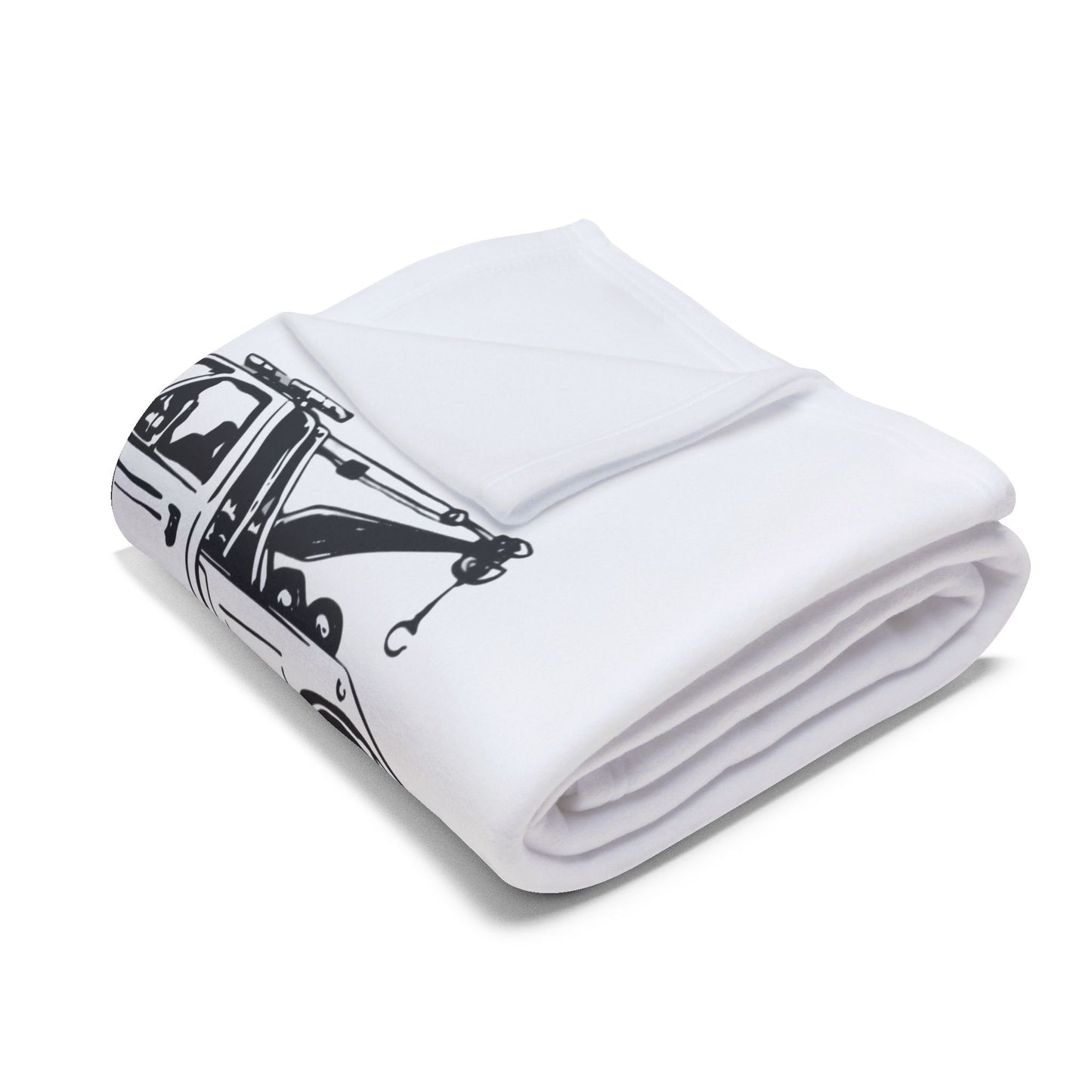 Down To Hook Up Arctic Fleece Blanket