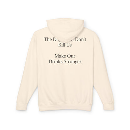 Drinks Stronger Unisex Lightweight Hoodie