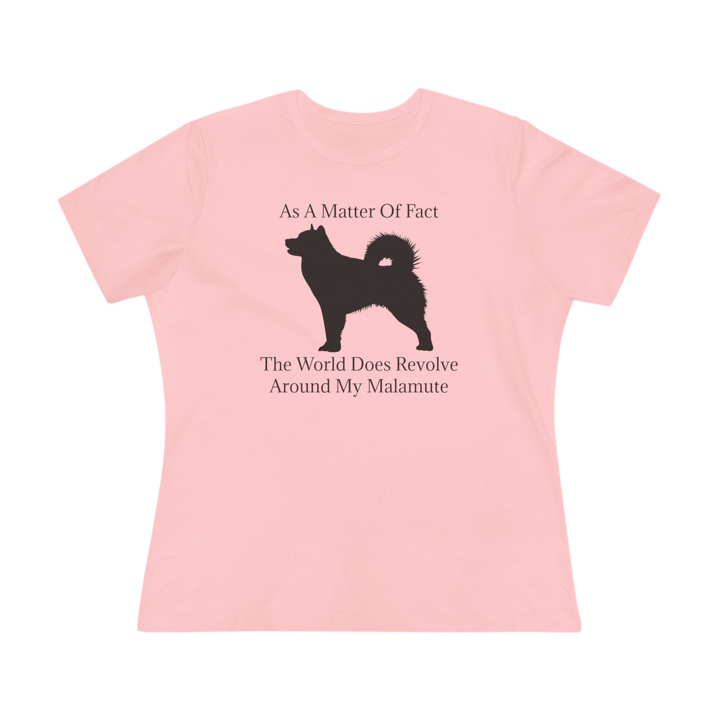 Matter Of Fact Malamute Women's Short Sleeve Crewneck Tee