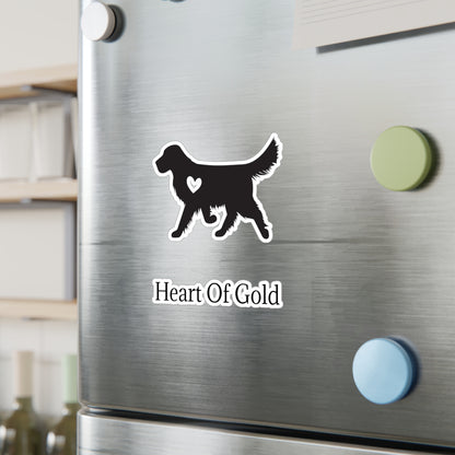 Heart Of Gold Vinyl Decal