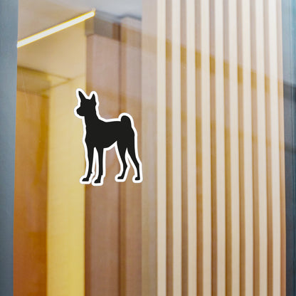 Basenji Silhouette Vinyl Decal