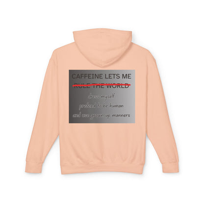 Caffiene Lets Me Unisex Lightweight Hoodie