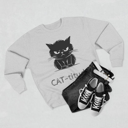 CAT-titude Unisex Crewneck Sweatshirt