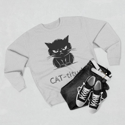 CAT-titude Unisex Crewneck Sweatshirt