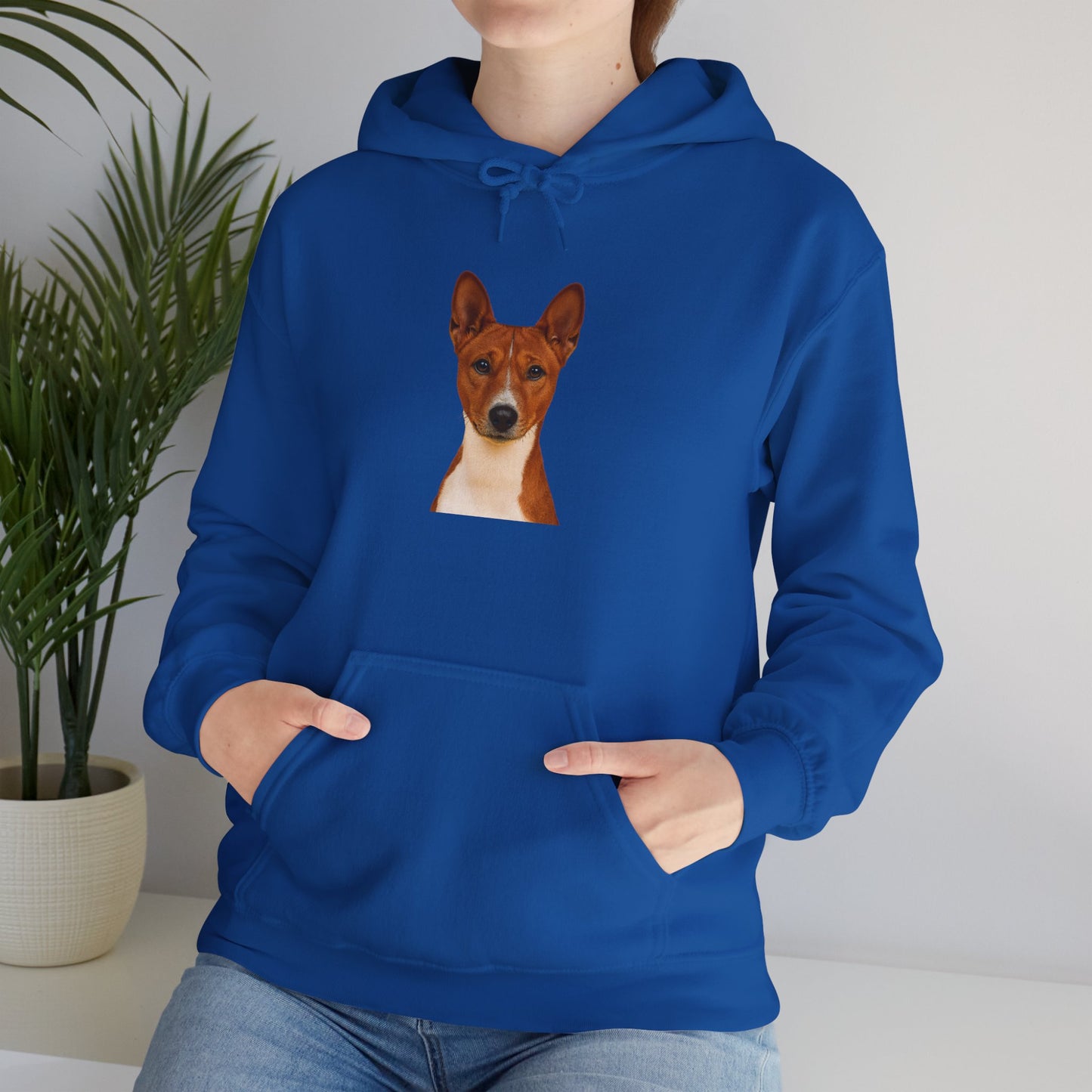 Basenji Head Unisex Hoodie