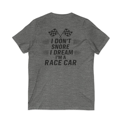 I Don't Snore Unisex Short Sleeve V-Neck Tee