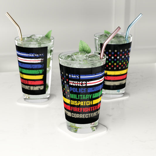 First Responder Drinking Glass