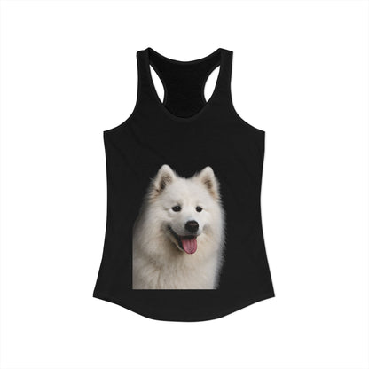 Samoyed Head Women's Racerback Tank