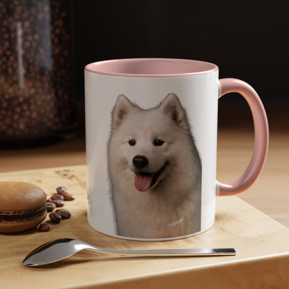 Samoyed Head 2-Tone Coffee Mug