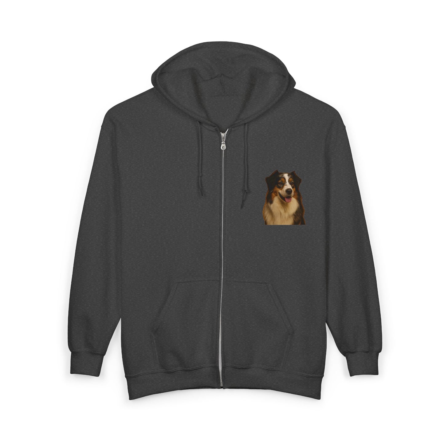 Aussie Head Unisex Full Zip Hoodie