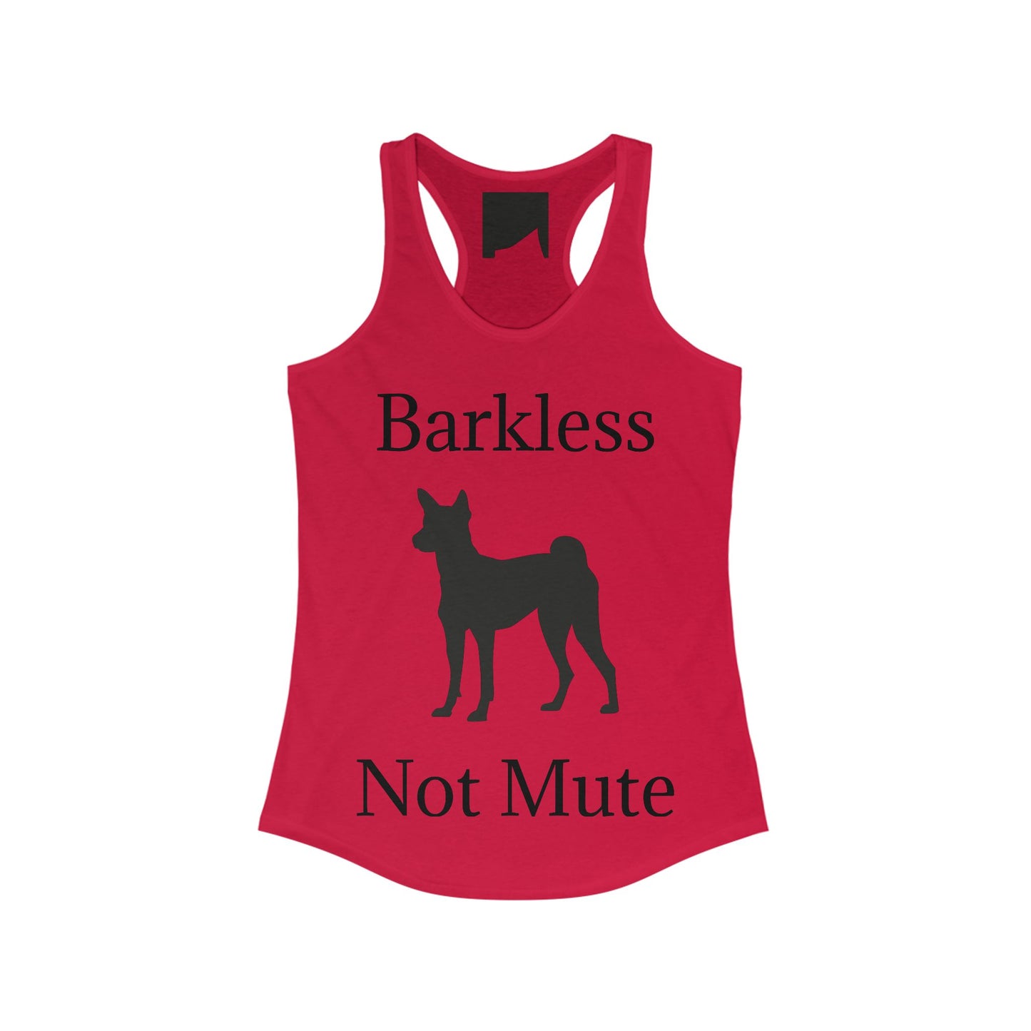 Barkless Not Mute Women's Racerback Tank