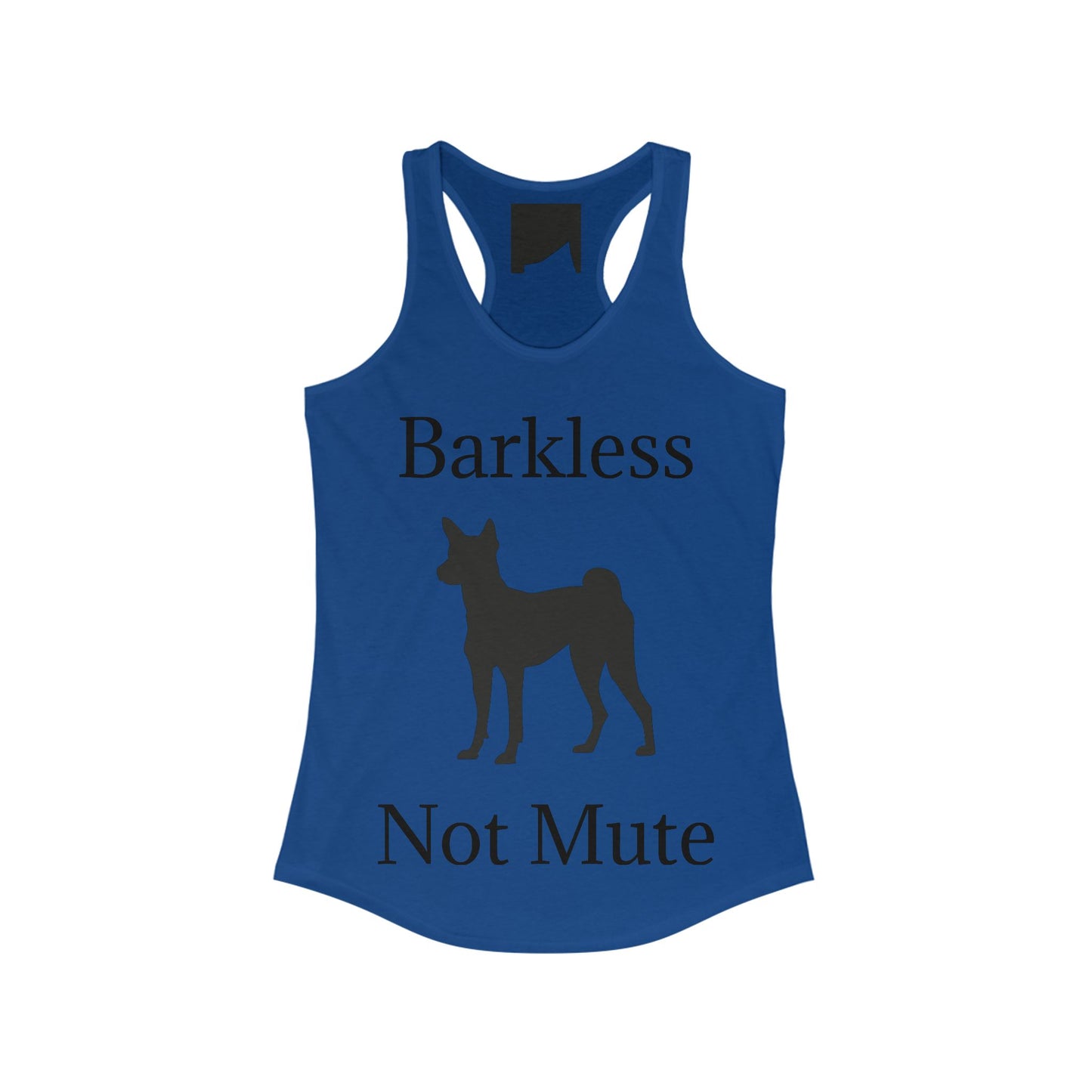 Barkless Not Mute Women's Racerback Tank