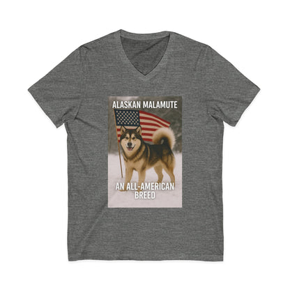 All-American Breed Unisex Short Sleeve V-Neck Tee