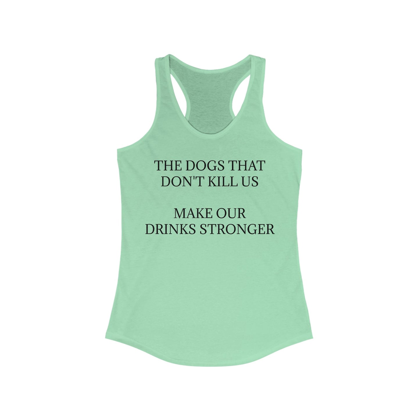Drinks Stronger Women's Racerback Tank