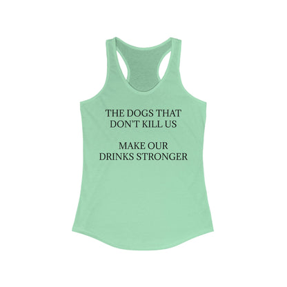 Drinks Stronger Women's Racerback Tank