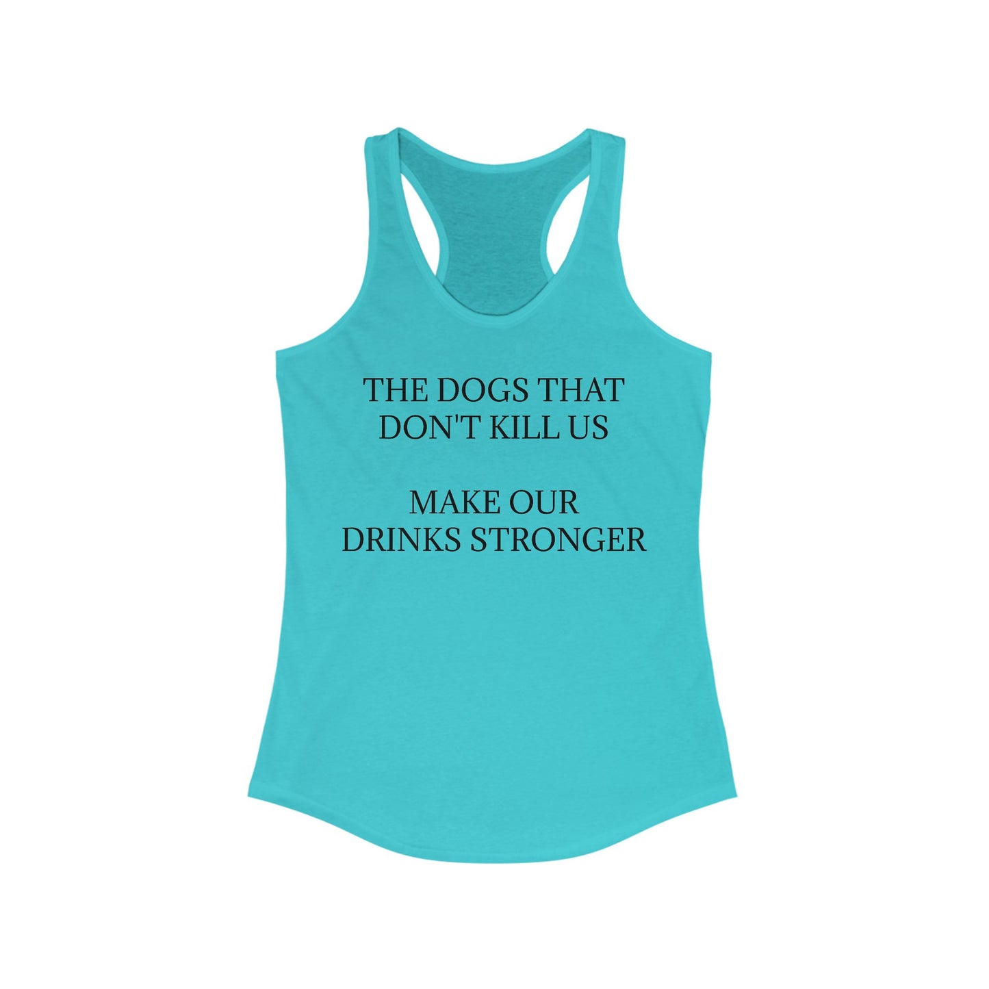 Drinks Stronger Women's Racerback Tank