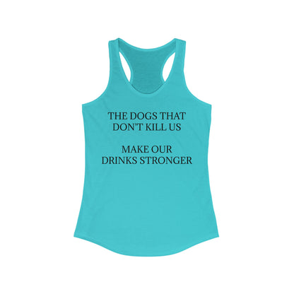 Drinks Stronger Women's Racerback Tank