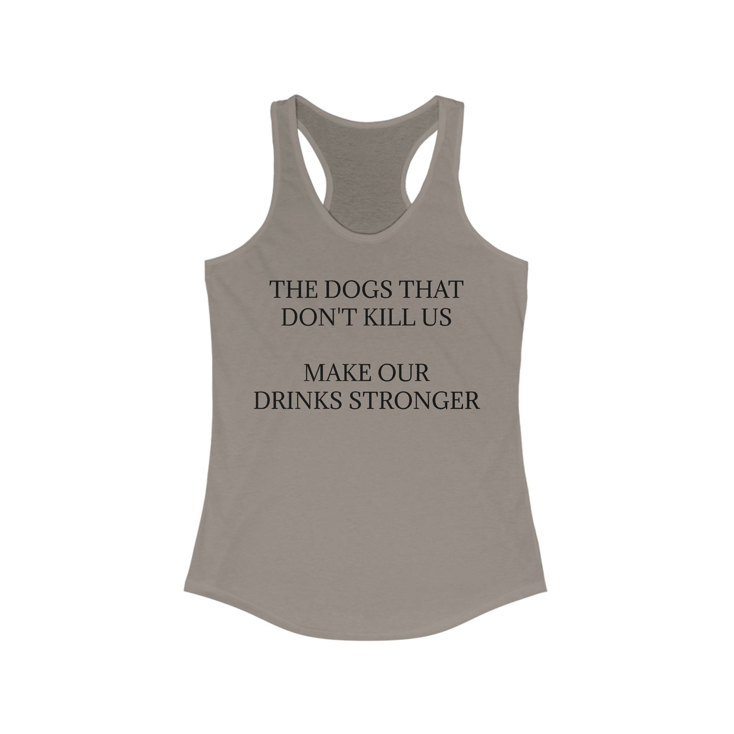 Drinks Stronger Women's Racerback Tank