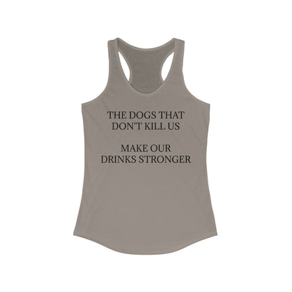 Drinks Stronger Women's Racerback Tank