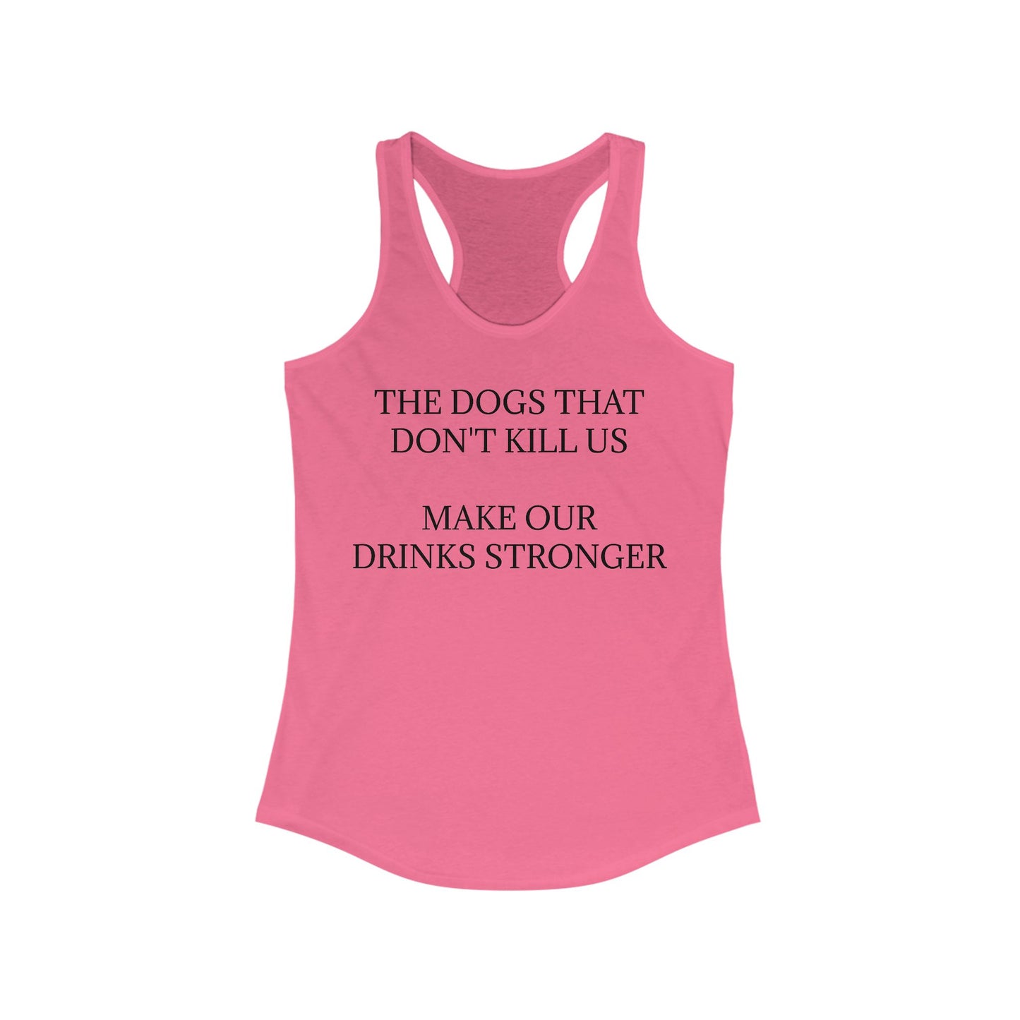 Drinks Stronger Women's Racerback Tank