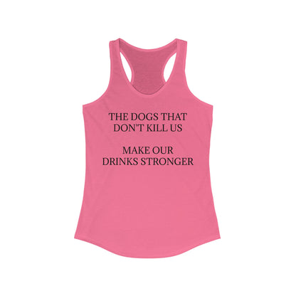 Drinks Stronger Women's Racerback Tank