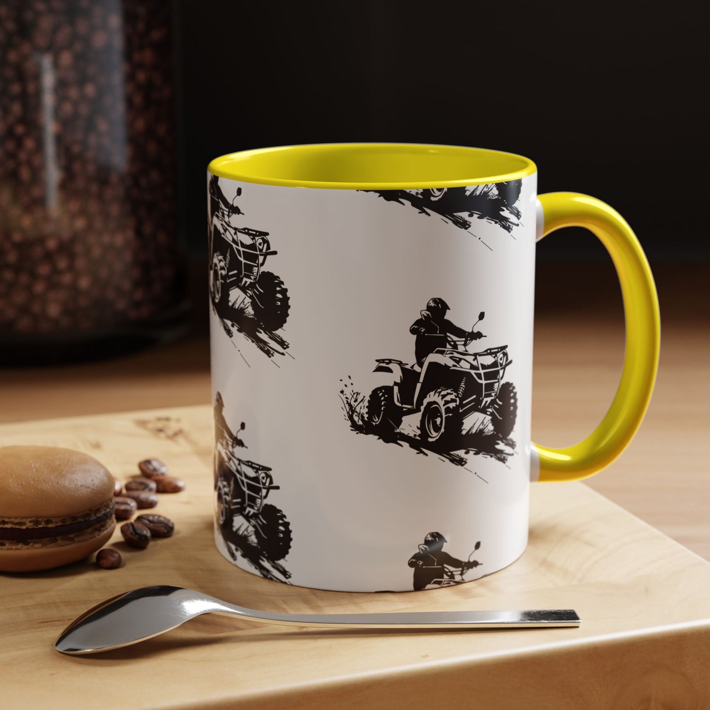Slingin' Mud Quad 2-Tone Coffee Mug