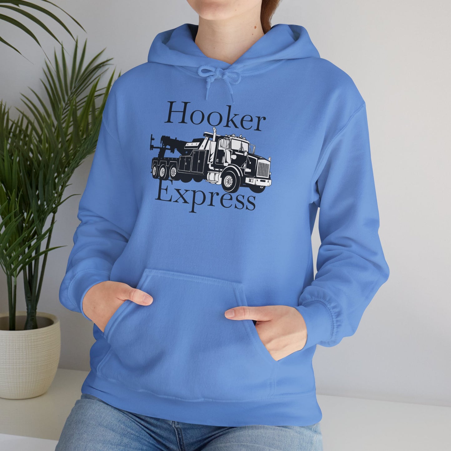 H**ker Express Heavy Tow Truck Unisex Hoodie