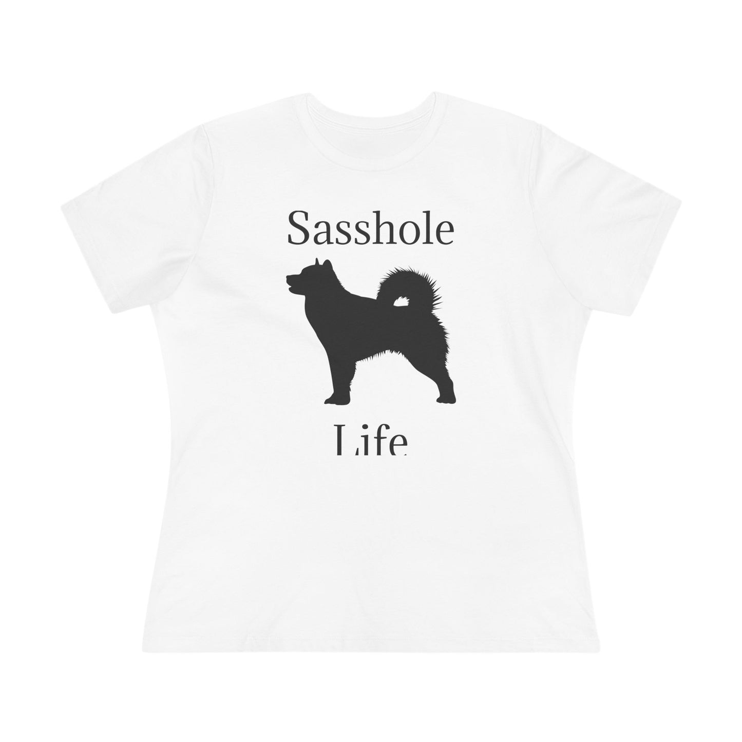 Sasshole Life Women's Short Sleeve Crewneck Tee