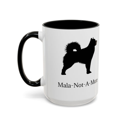 Mala-Not-A-Mute 2-Tone Coffee Mug