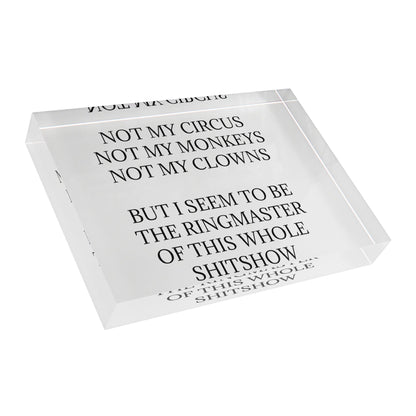 Ringmaster Acrylic Photo Block