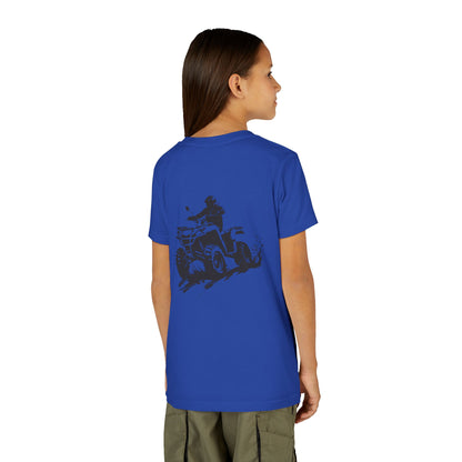 Slingin' Mud Quad Youth Unisex Short Sleeve Crewneck Tee