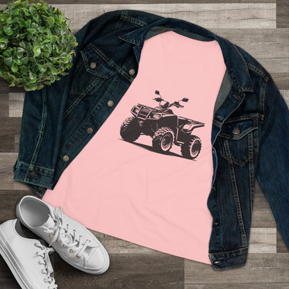 Off The Beaten Path Quad Women's Short Sleeve Crewneck Tee