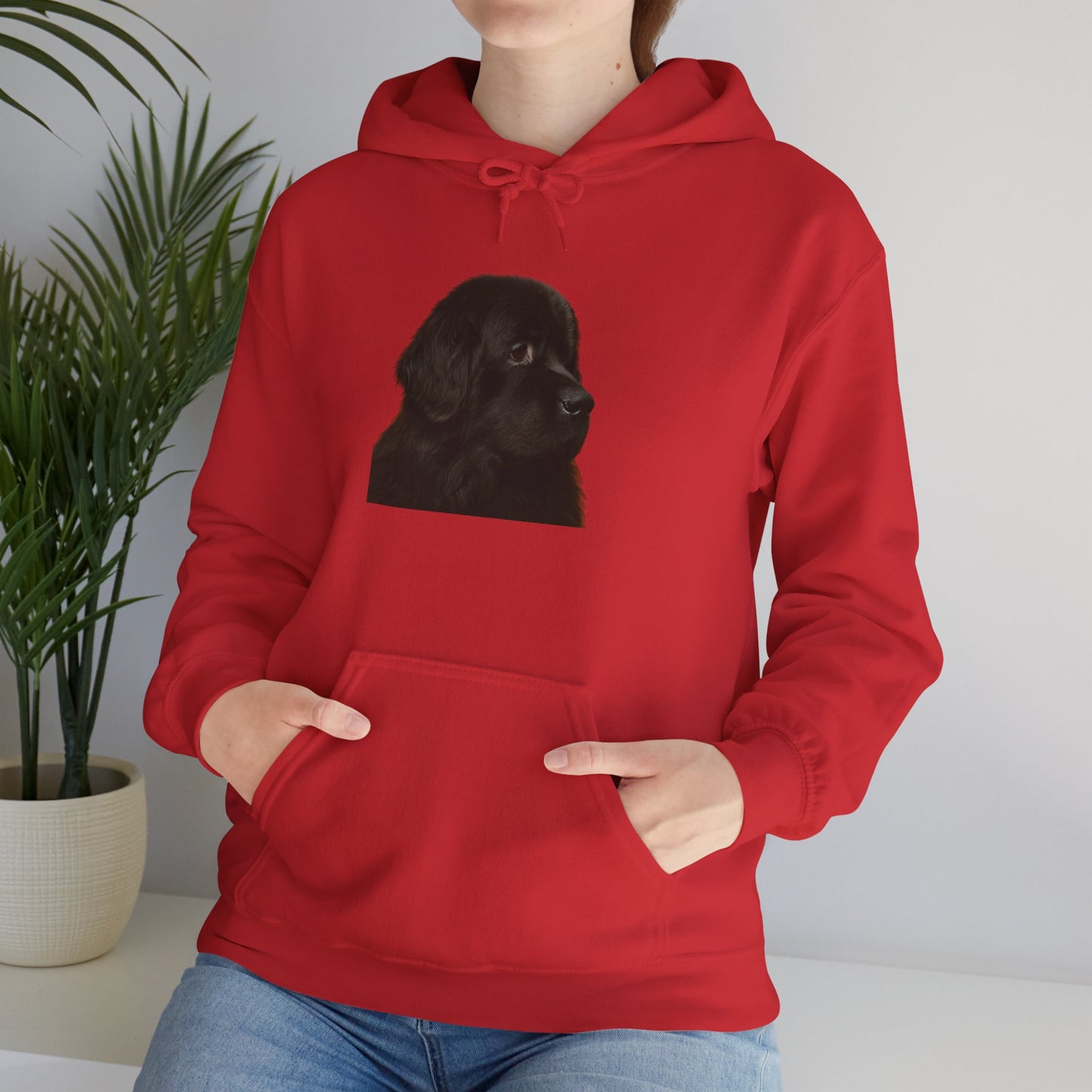Newfie Head Unisex Hoodie