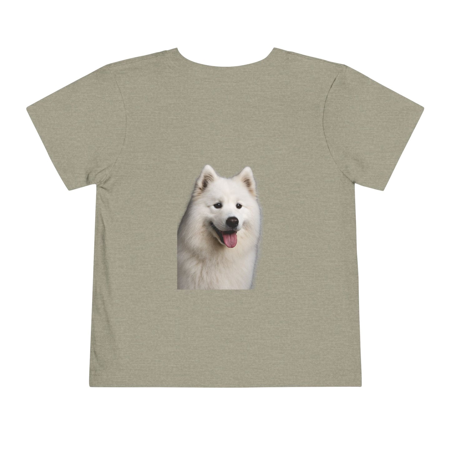 Samoyed Head Toddler Unisex Short Sleeve Crewneck Tee