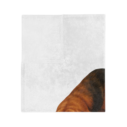 Tracking You Velveteen Microfiber Blanket