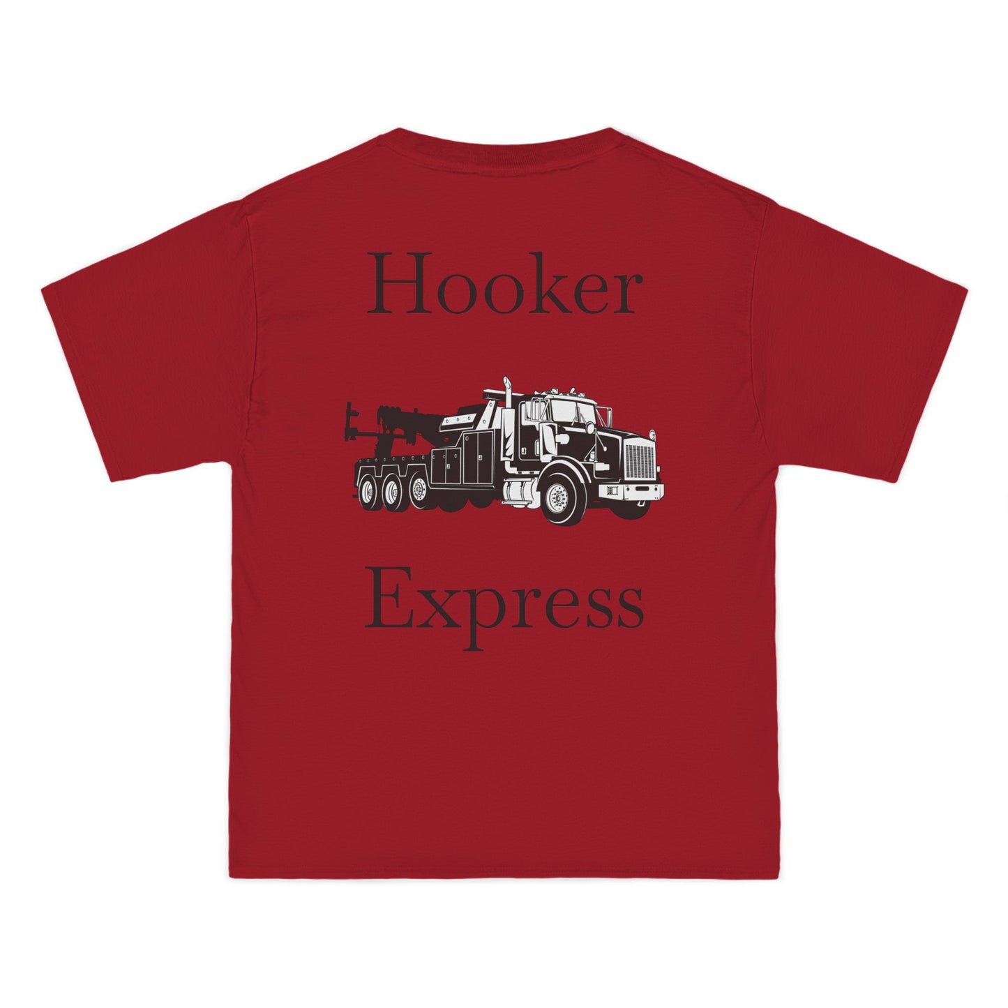 H**ker Express Heavy Tow Truck Men's Short-Sleeve Crewneck Tee