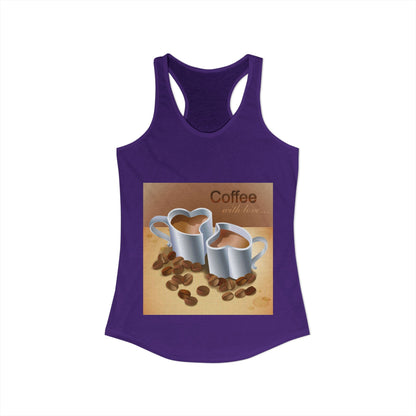 Coffee With Love Women's Racerback Tank