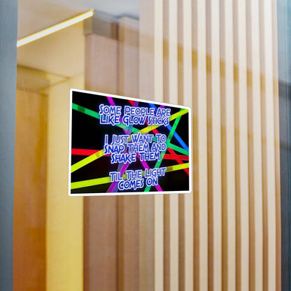 Glow Sticks Vinyl Decal