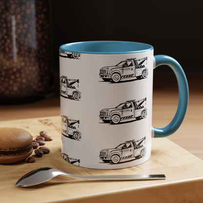 Wheel Lift Tow Truck 2-Tone Coffee Mug