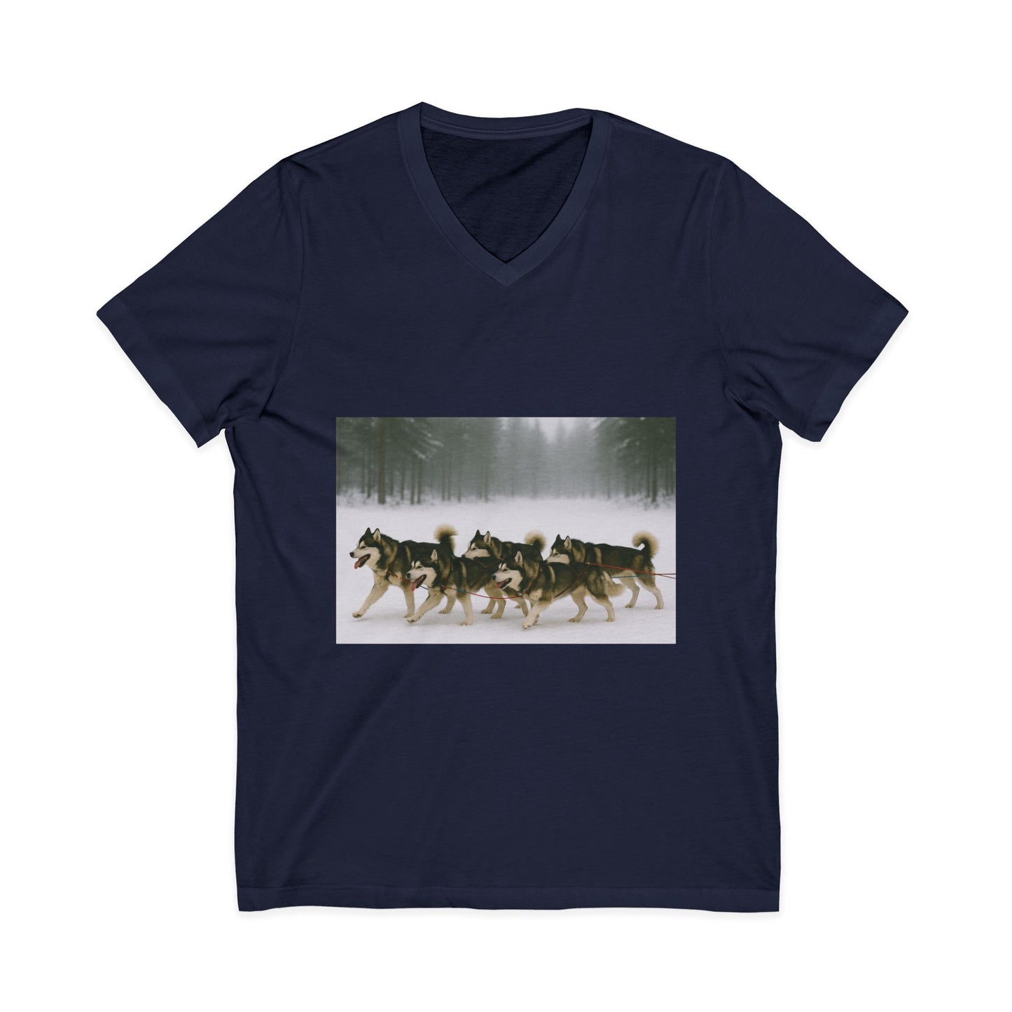 Mush On Unisex Short Sleeve V-Neck Tee