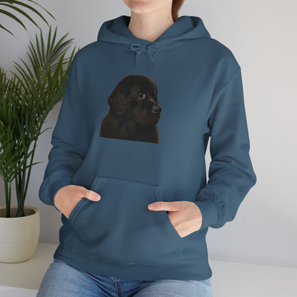 Newfie Head Unisex Hoodie