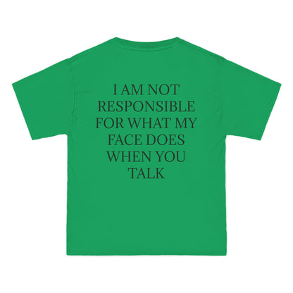 When You Talk Men's Short-Sleeve Crewneck Tee