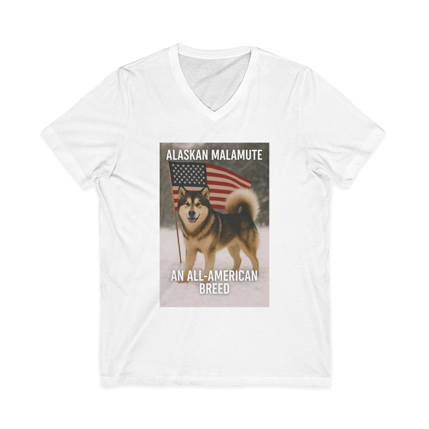 All-American Breed Unisex Short Sleeve V-Neck Tee