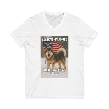 All-American Breed Unisex Short Sleeve V-Neck Tee