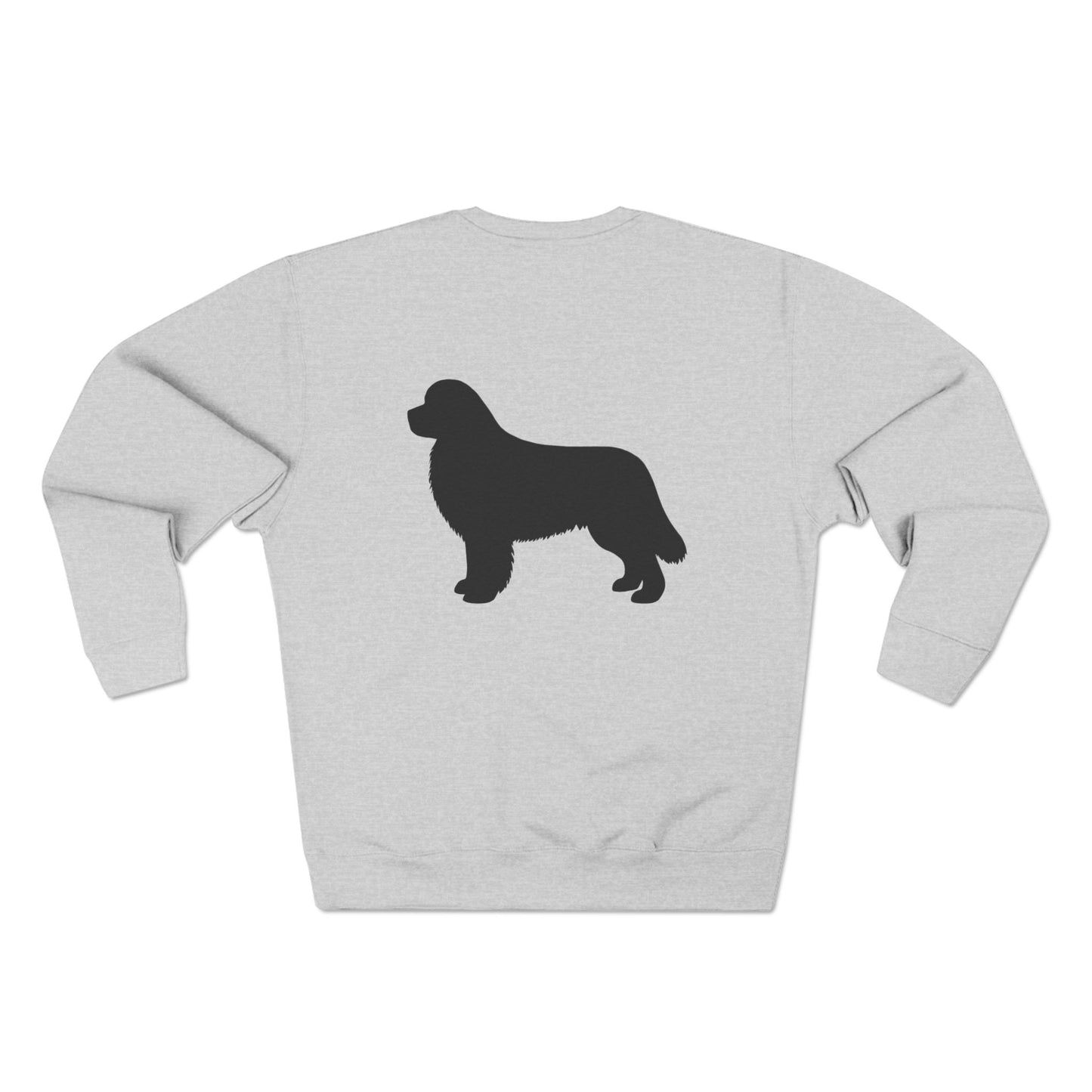 Newfie Silhouette Unisex Crewneck Sweatshirt