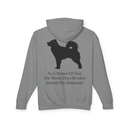 Matter Of Fact Malamute Unisex Lightweight Hoodie