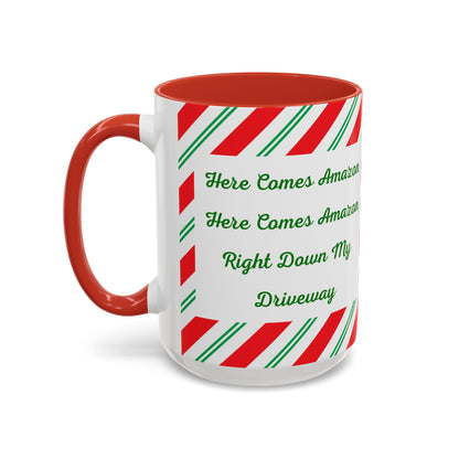 Here Comes Amazon 2-Tone Coffee Mug